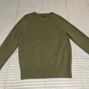 Green J Crew Lambs Wool/ Sweater